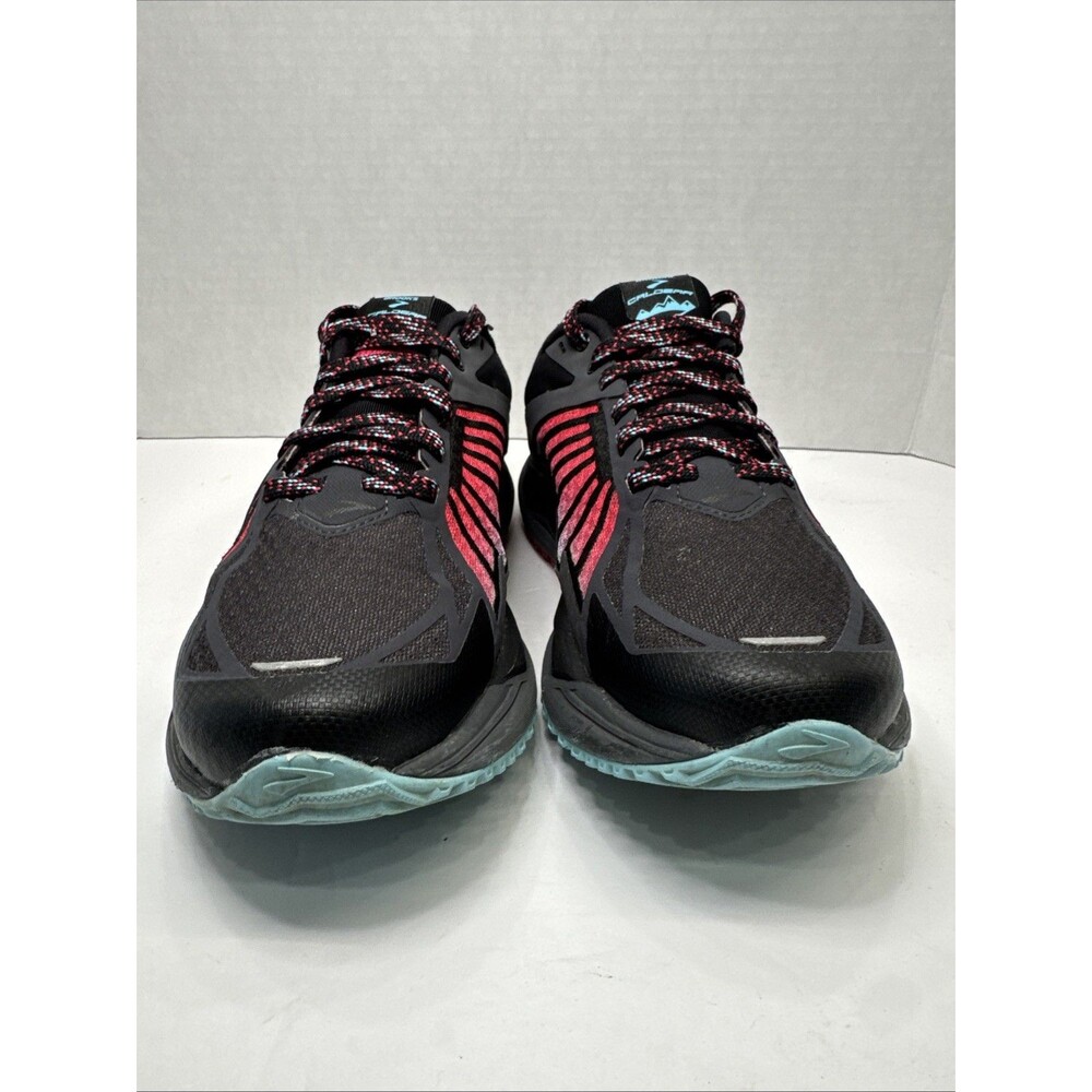 Brooks Caldera Women’s 7.5 Trail Running Shoes Black Pink Aqua 1202321B065 - Picture 4 of 10